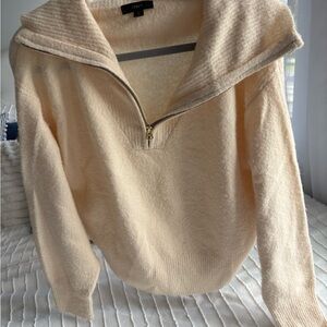 J. Crew Cream Cowl Neck Sweater